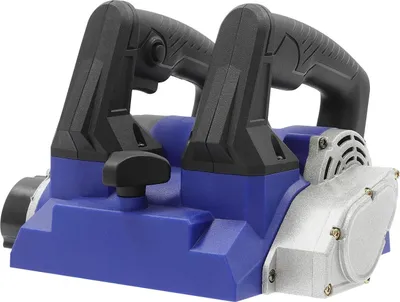 Obrázok produktu pre Elektrický hoblík - Ručný hoblík 1300 W - Nastaviteľná hĺbka rezu - Odolný proti korózii - Prenosný - S káblom - Modrý