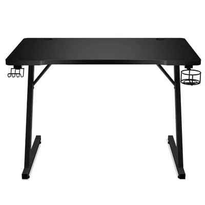 Produktbild von Huzaro Hero 1.8 | Schreibtisch Gaming Computertisch Arbeits Tisch Bürotisch | Arbeitszimmer Büro Gamer | Carbon Tischplatte | 100 x 60 | Schwarz