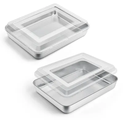 Produktbild von Backform mit Deckel für den Backofen, 26,5 x 20,5 x 5 cm