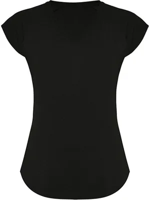 Produktbild von Roly CA6658 | Damen Avus T-Shirt, Polyester mit Baumwollfeeling - Farbe: Black 02 - Größe: XL