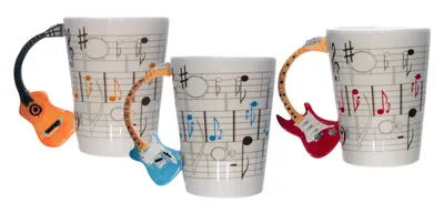 Zdjęcie produktu dla Kubek muzyka Gitara elektryczna - niebieska