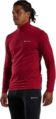 Produktbild von Montane Malli Halbreißverschluss-sweatshirt Rot M Mann Rot M