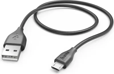 Produktbild von Lade-Sync-Kabel, Micro-USB, 1,4 m, Schwarz (00173610)