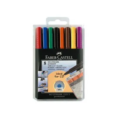 Produktbild von Marker MULTIMARK permanent, 8 Farben