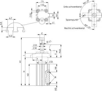 Immagine prodotto di AMF, barra di acciaio zincato, modello 6314V, smussata, con vite di supporto, scanalatura da 22 mm, altezza da 16 a 65 mm