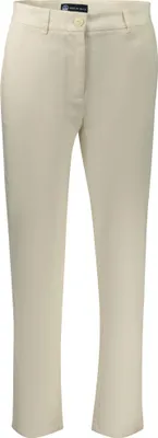 Produktbild von Damenhose Weiß Slim Fit: Chino mit Stickerei und Ozean Positiv
