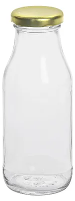 Immagine prodotto di EMSY Saftflasche 250ml mit 43mm TO-Deckel gold 28 Stück Verkaufseinheit 121371 4012699595251