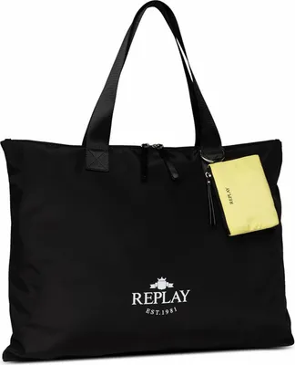 Produktbild von REPLAY Schultertasche Shopper Black schwarz