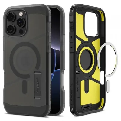 Immagine prodotto di Custodia Spigen Tough Armor T AI (MagFit), per Apple iPhone 16 Pro, 16 cm (6.3"), colore nero