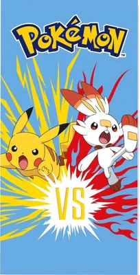 Immagine prodotto di Pokemon - Battaglia - Asciugamano in microfibra - 70x140 cm - Telo da bagno e da spiaggia