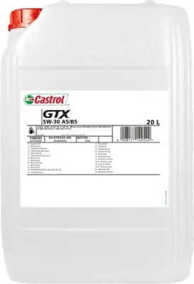 Produktbild von CASTROL GTX A5/B5 für 5W-30 20 Liter Motoröl Motorenöl WSS-M2C913-A WSS-M2C913-B WSS-M2C913-C WSS-M2C913-D Öl