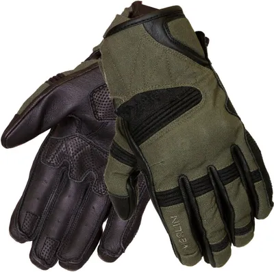 Productafbeelding van Merlin Mahala D3O dames motorhandschoenen, zwart/khaki, maat XS