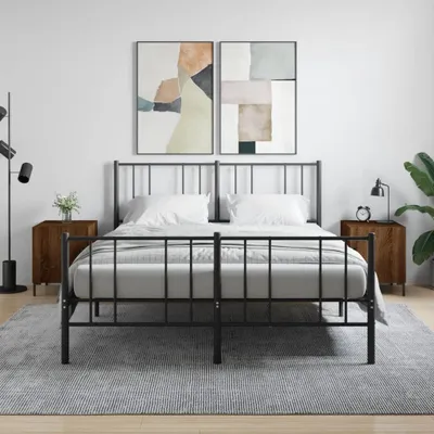 Produktbild von vidaXL Nachttische 2 Stk. Braun Eichen-Optik 40x40x50 cm Holzwerkstoff