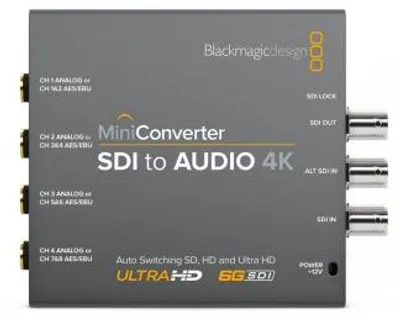 Image de Mini convertisseur SDI vers audio 4K de Blackmagic Design