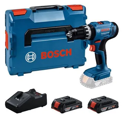 Produktbild von Akku-Schlagbohrschrauber Bosch Professional GSB 18V-25, 2 x 2,0 Ah Akkus, GAL 18V-40 Ladegerät