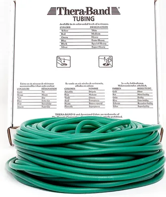 Produktbild von Thera-Band® 30,50m Tubing Tubes Grün Schwer Stark