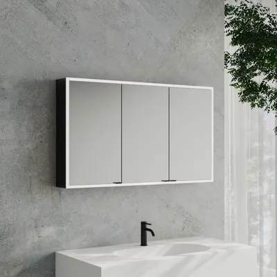 Produktbild von Kronenbach Cube 2.0 Spiegelschrank 120 cm, Aufputz, 3-türig