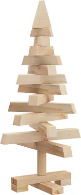 Imagen del producto de vidaXL Árboles de Navidad KOTKA, 60 cm, madera maciza de pino, color natural