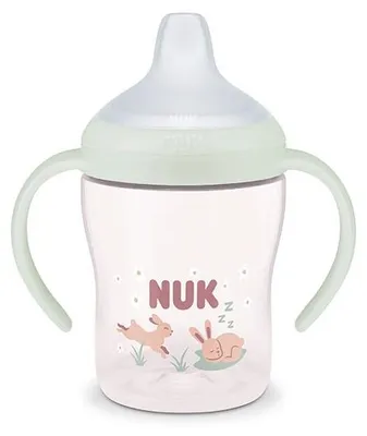 Produktbild von Nuk Trinklernbecher Baby Perfect Match Night 150ml 6M+ Hase Glow
