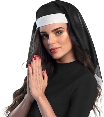 Immagine prodotto di Cappello da suora per adulti