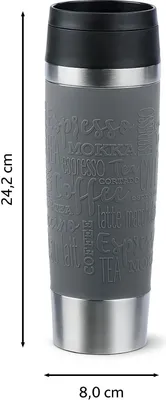 Obrázok produktu pre EMSA Izolovaný hrnček Cestovný hrnček Classic 0,5 l Pepper grey