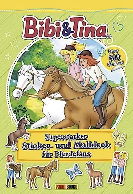 Obrázok produktu pre Bibi & Tina: Superstarker Sticker- und Malblock für Pferdefans