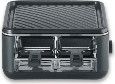 Produktbild von SEVERIN Black Line Lite Mini Raclette-Grill RG 2360  aus Kunststoff, schwarz
