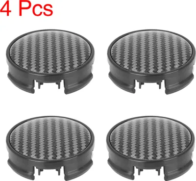 Produktbild von 4 Stücke 62mm 4 Schleppen Auto Rad Mittelkappe Nabenabdeckung schwarz