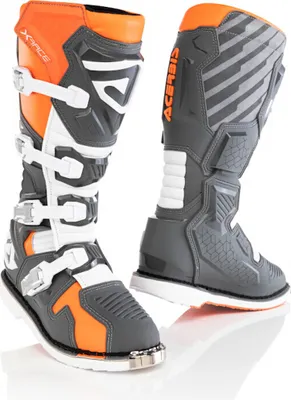 Produktbild von Acerbis X-Race Motocross Stiefel, grau/orange, 42