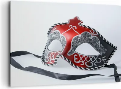 Produktbild von Bild auf Leinwand - Leinwandbild - Venedig Karneval Maske - 100x70cm - Wand Bild - Wanddeko - Leinwanddruck - Bilder - Kunstdruck - Wanddekoration - Leinwand bilder - Wandkunst - AA100x70-2380