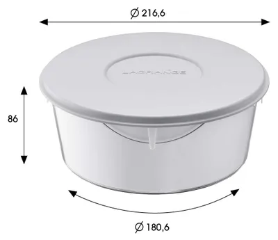 Obrázok produktu pre 1-litrový pohár na jogurt Lagrange 440501