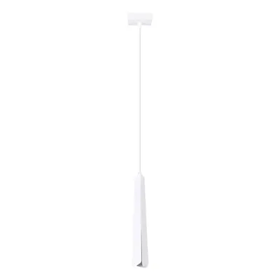 Image de Lampe suspendue PRYSM 1 blanc 1xG9 8W acier 120x8x8cm Sollux Lighting