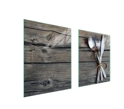 Produktbild von Glasschutzplatte Für Herd 85X52 Besteck