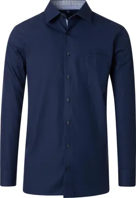 Produktbild von CASAMODA Herren Businesshemd Langarm Kent Comfort-Fit Dunkelblau 47