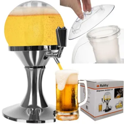 Produktbild von Ruhhy 22799 Beer Dispenser – 3.5L – For Beer Wine Juice