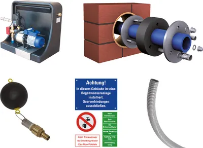 Produktbild von 4rain Technikpaket Haus-Premium Regenwassernutzung