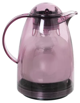 Produktbild von Thermoskanne aus Polypropylen und Glas, 1 l, in durchscheinendem Violett, 24 x 19 x 15 cm