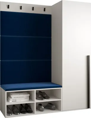 Produktbild von Garderobe MIRO Set 6 mit gepolsterten Paneelen Industrial Design