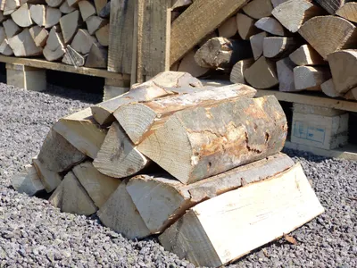 Produktbild von 10 Kg Feuerholz Kaminholz Brennholz Buche trocken 33 cm