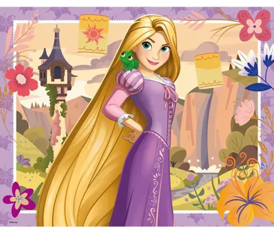 Obrázek produktu pro Puzzle pro děti, 48 dílků - Disney, princezny - Princezna Rapunzel
