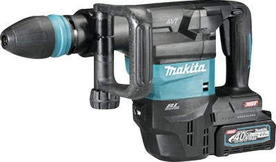 Zdjęcie produktu dla Makita HM001GM201, SDS Max, Czarny, Niebieski, 9,4 J, 2650 ud./min, 6,5 m/s², 1,5 m/s²