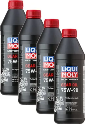 Produktbild von Getriebeöl Liqui Moly 3825 Motorbike vollsynthetisch 75W-90 4 l für Motorrad