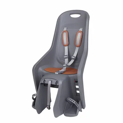 Immagine prodotto di POLISPORT Bubbly Maxi Plus CFS Portabici posteriore per bambini - Grigio antracite/marrone