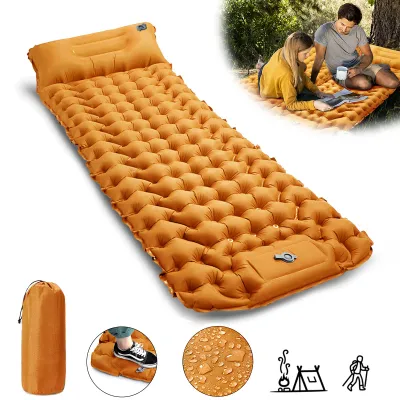 Produktbild von Daitore Isomatte Selbstaufblasend, Luftmatratze Camping mit Fußpumpe,Outdoor Isomatte Camping Ultraleicht Kleines Packmaß Camping Schlafmatte Matratze