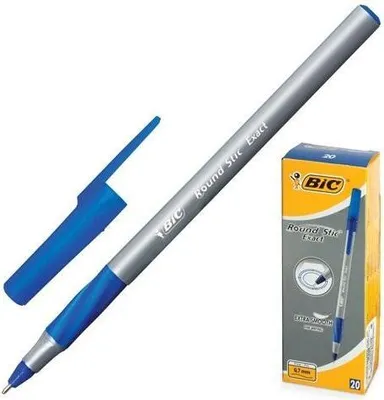 Produktbild von Długopis Round Stic Exact niebieski (20szt) BIC
