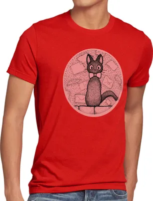 Produktbild von style3 Dot Kiki Herren T-Shirt majo no kleiner lieferservice hexe takky?bin