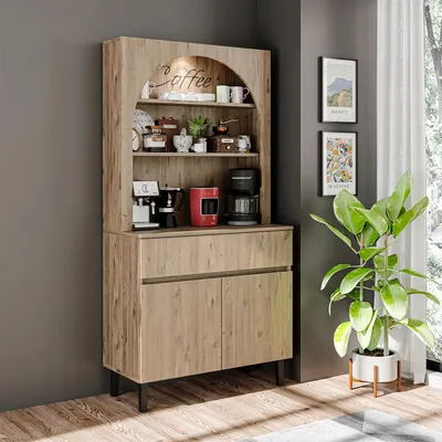 Produktbild von Roomart VENEDIK Küchenschrank 90 cm breit, Eiche