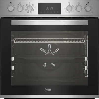 Zdjęcie produktu dla Zestaw do zabudowy Beko piekarnik wielofunkcyjny + płyta grzewcza BBUM12328X