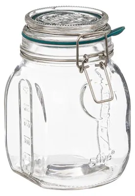 Produktbild von Einmachglas 750 ml Five® - Transparent - Mit Deckel | Luftdicht