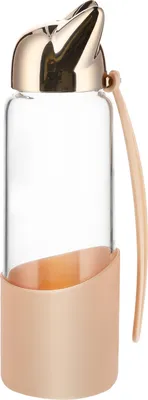 Produktbild von Wasserflasche Trinkflasche FOXY Flasche mit goldenen Ohren 0,35 l HOMLA